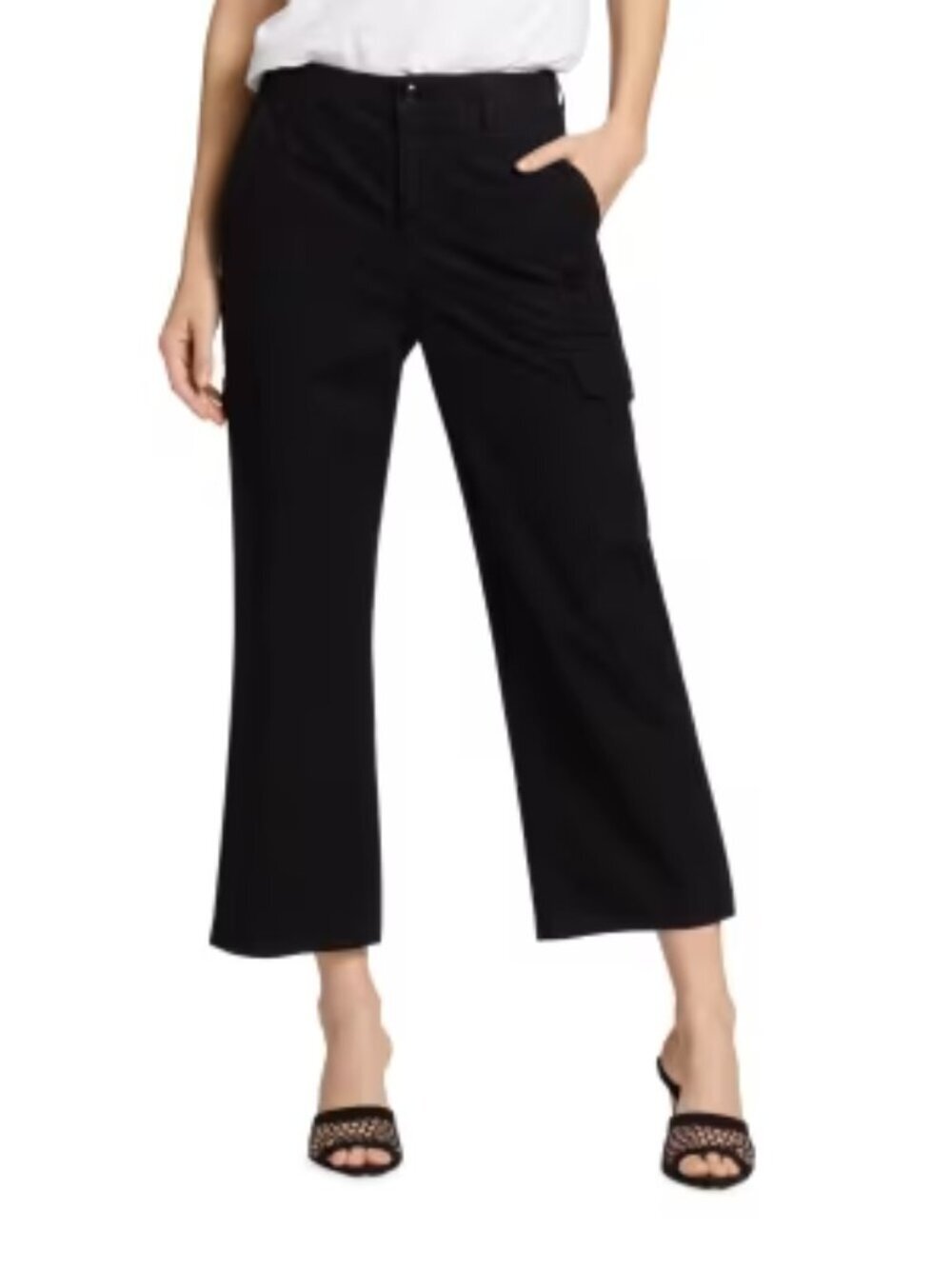 L'AGENCE Zoella High Waist Pants 24, BLACK NWT
